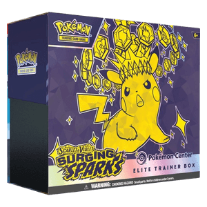 Pokémon Surging Sparks Pokémon Center Elite Trainer Box