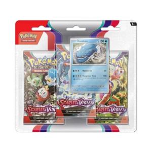 Pokémon Scarlet & Violet Dondozo 3-Pack Blister