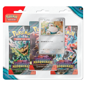 Pokémon Twilight Masquerade Snorlax 3-Pack Blister