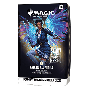 MTG Commander Foundations Calling All Angels Commander Deck MTG Commander Foundations Calling All Angels Commander Deck