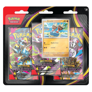 Pokémon Pitch Black Binacle 3-Pack Blister