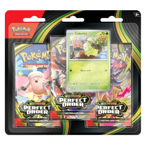 Pokémon Perfect Order Chikorita 3-Pack Blister
