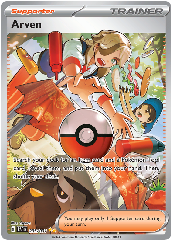 Pokémon Paldean Fates Arven 235/91