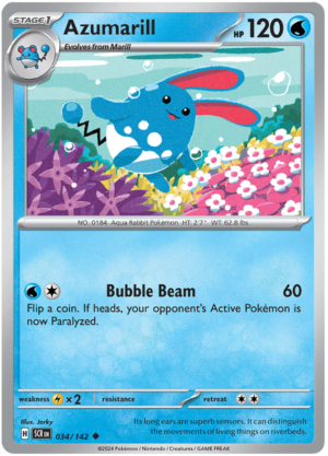 Azumarill.SCR_.34.54116-1.png Pokémon Stellar Crown Azumarill 34/142