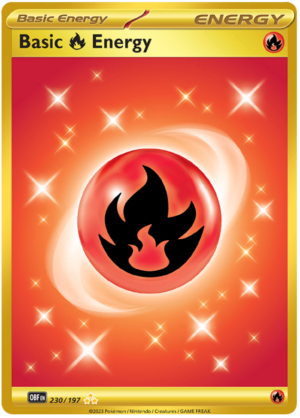 Pokémon Obsidian Flames Basic Fire Energy 230/197