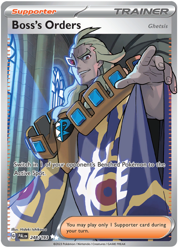 Pokémon Paldea Evolved Boss's Orders (Ghetsis) 248/193