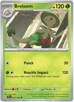 Breloom.TEM_.7.52419-1.png Pokémon Temporal Forces Breloom 7/162