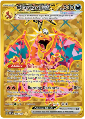 Pokémon Obsidian Flames Charizard ex 228/197
