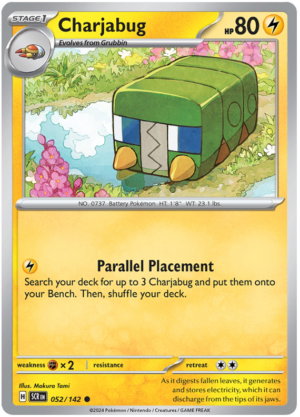 Pokémon Stellar Crown Charjabug 52/142