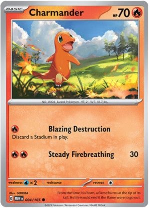 Charmander.MEW_.4.48522.png Pokémon Scarlet & Violet - 151 Charmander 4/165