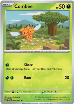 Pokémon Obsidian Flames Combee 8/197