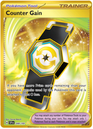 Pokémon Surging Sparks Counter Gain 249/250