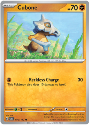 Cubone.SCR_.72.54154-1.png Pokémon Stellar Crown Cubone 72/142