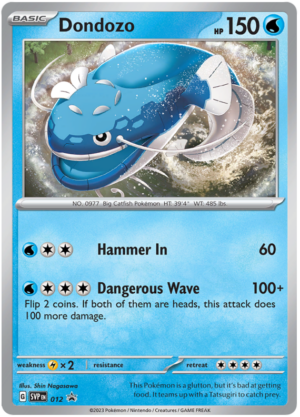 Dondozo.SVPEN_.12.46571.png Pokémon Scarlet & Violet Black Star Promos Dondozo 12/225