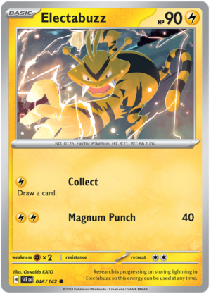 Pokémon Stellar Crown Electabuzz 46/142