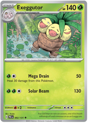 Exeggutor.PRE_.2.55560.png Pokémon Prismatic Evolutions Exeggutor 2/131
