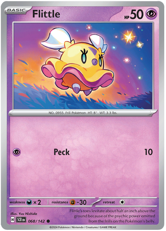 Pokémon Stellar Crown Flittle 68/142
