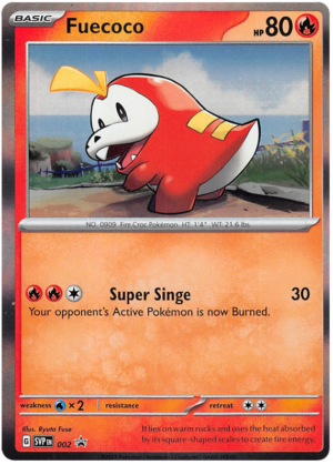Fuecoco.SVPEN_.2.46573.png Pokémon Scarlet & Violet Black Star Promos Fuecoco 2/225
