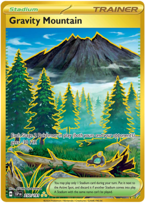 Pokémon Surging Sparks Gravity Mountain 250/250