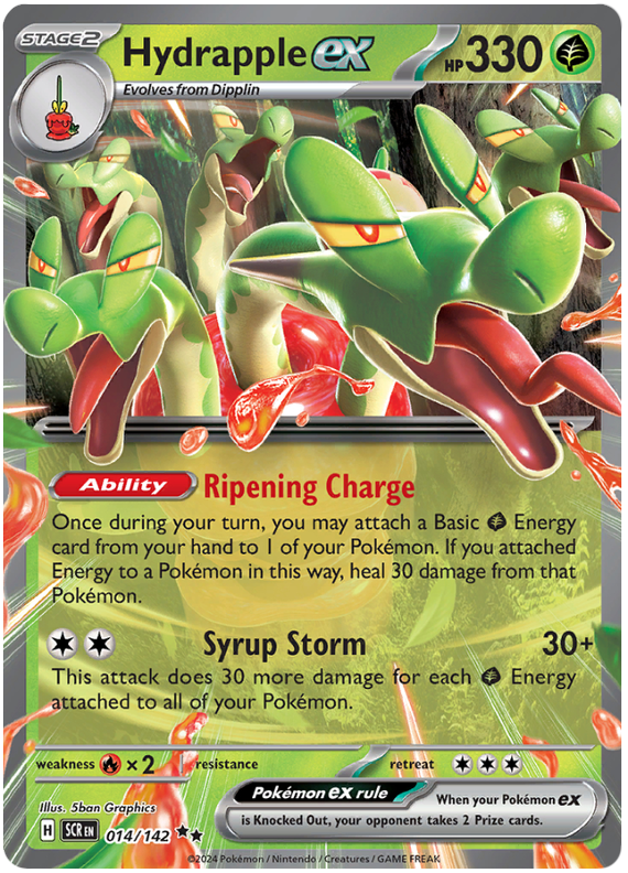 Pokémon Stellar Crown Hydrapple ex 14/142
