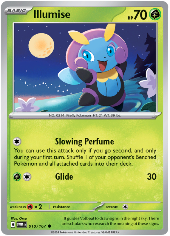 Pokémon Twilight Masquerade Illumise 10/167