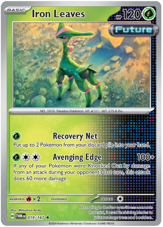 Pokémon Twilight Masquerade Iron Leaves 19/167