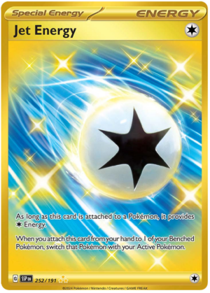 Pokémon Surging Sparks Jet Energy 252/250