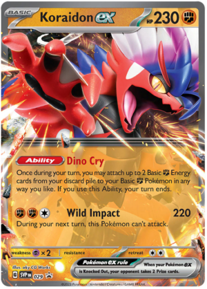 Pokémon Scarlet & Violet Black Star Promos Koraidon ex 29/225