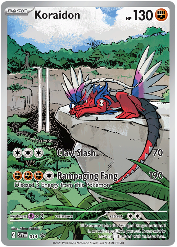 Pokémon Scarlet & Violet Black Star Promos Koraidon 14/225