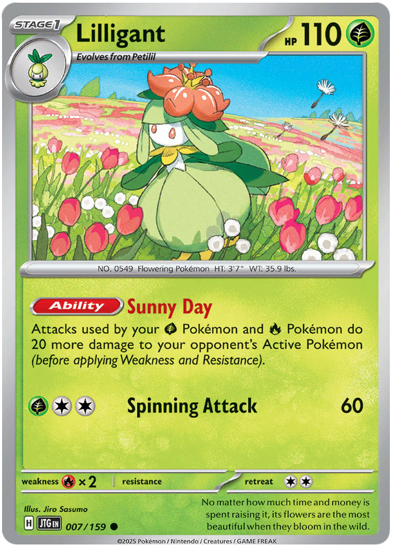 Pokémon Journey Together Lilligant 7/180
