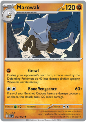 Marowak.SCR_.73.54155-1.png Pokémon Stellar Crown Marowak 73/142