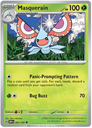 Pokémon Obsidian Flames Masquerain 7/197