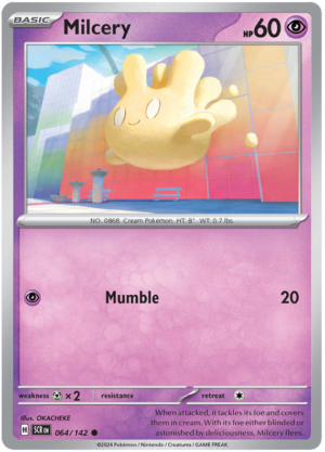Milcery.SCR_.64.54146-1.png Pokémon Stellar Crown Milcery 64/142