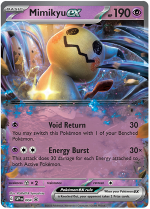 Mimikyu-ex.SVPEN_.4.46887.png Pokémon Scarlet & Violet Black Star Promos Mimikyu ex 4/225
