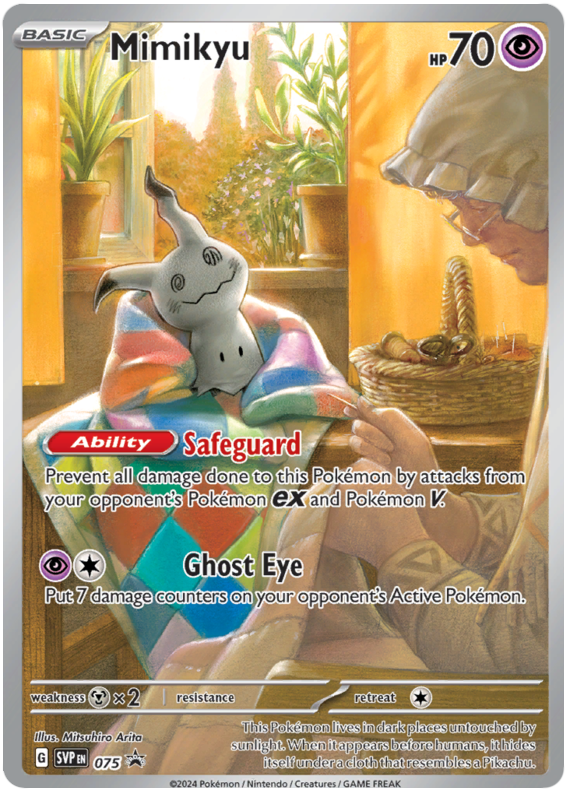 Pokémon Scarlet & Violet Black Star Promos Mimikyu 75/225