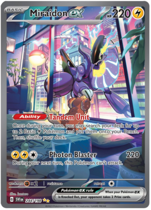 Miraidon-ex.SV1EN.244.46923.png Pokémon Scarlet & Violet Miraidon ex 244/198