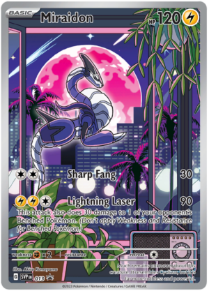 Miraidon.SVPEN_.13.46194.png Pokémon Scarlet & Violet Black Star Promos Miraidon 13/225