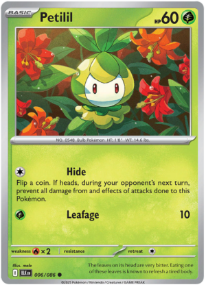 Petilil.BLK_.6.58189.png Pokémon Black Bolt Petilil 6/86