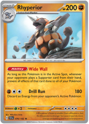 Rhyperior.SCR_.76.54158-1.png Pokémon Stellar Crown Rhyperior 76/142