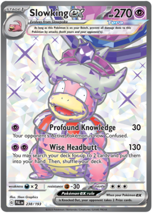 Pokémon Paldea Evolved Slowking ex 238/193