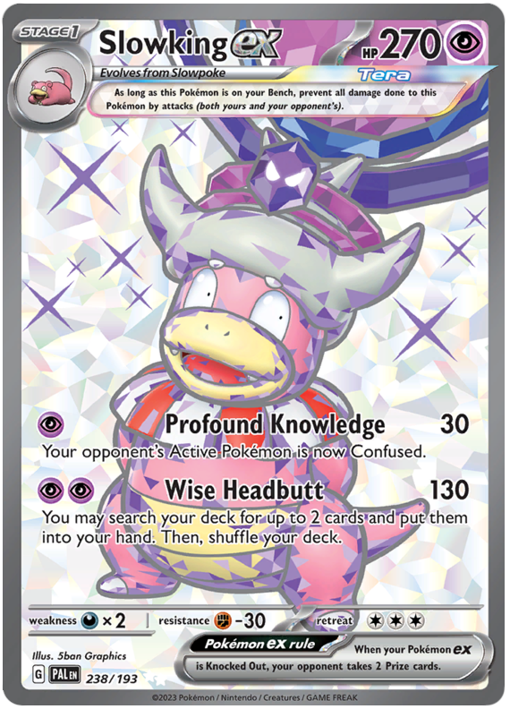 Pokémon Paldea Evolved Slowking ex 238/193