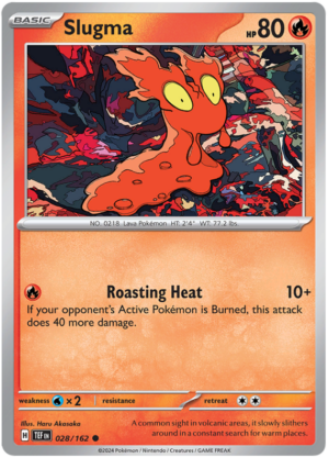 Pokémon Temporal Forces Slugma 28/162