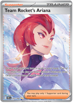 Pokémon Destined Rivals Team Rocket's Ariana 237/182