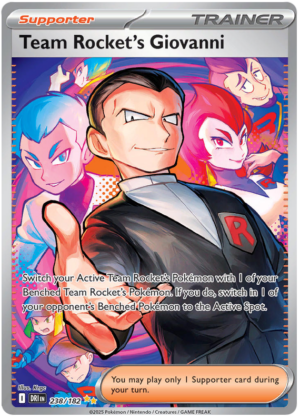 Pokémon Destined Rivals Team Rocket's Giovanni 238/182