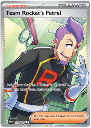 Pokémon Destined Rivals Team Rocket's Petrel 226/182