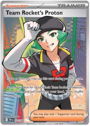 Pokémon Destined Rivals Team Rocket's Proton 227/182