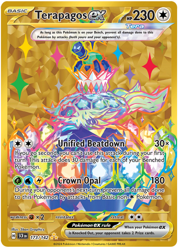 Pokémon Stellar Crown Terapagos ex 173/142