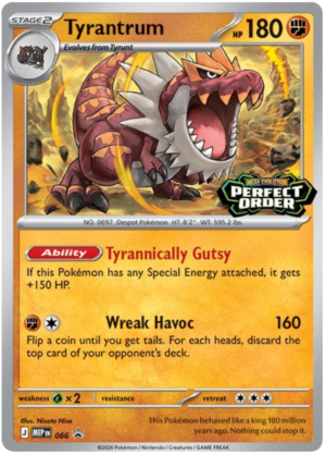 Tyrantrum.MEP_.66.60887.png Pokémon Mega Evolution Black Star Promos Tyrantrum 66/93