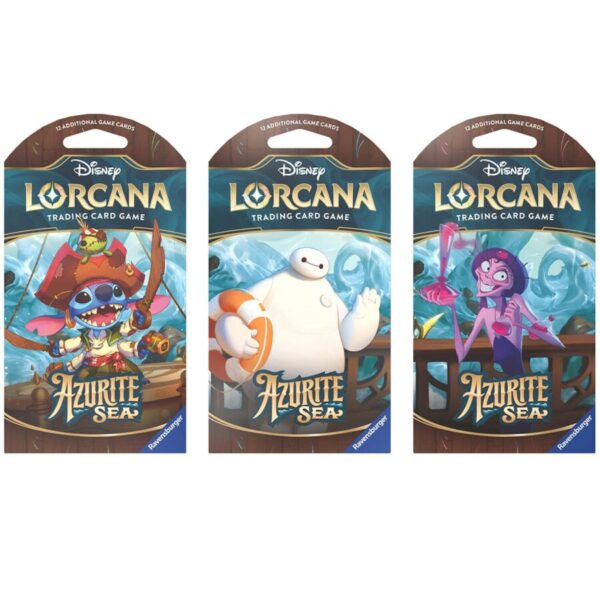 Disney Lorcana Azurite Sea Sleeved Booster