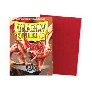 dragon-shield-matte-sleeves-standard-size-100-ruby Dragon Shield Matte Sleeves Standard Size (100) - Ruby